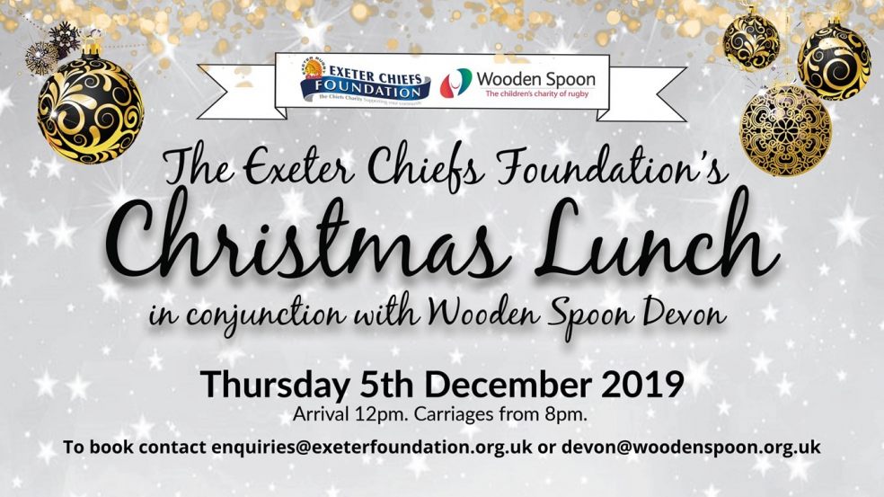 Exeter Chiefs Foundation Christmas Lunch The Exeter Daily